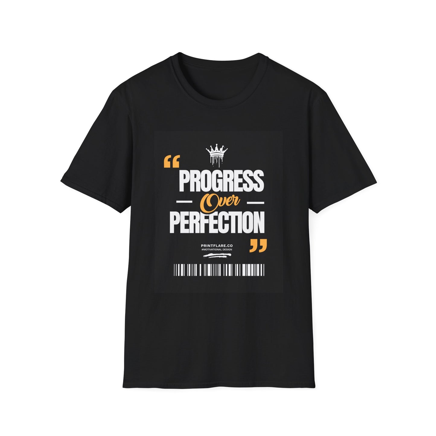Progress Over Perfection T-Shirt — Motivational Graphic Tee