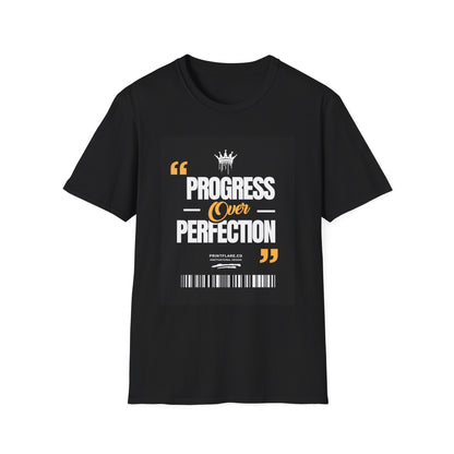 Progress Over Perfection T-Shirt — Motivational Graphic Tee