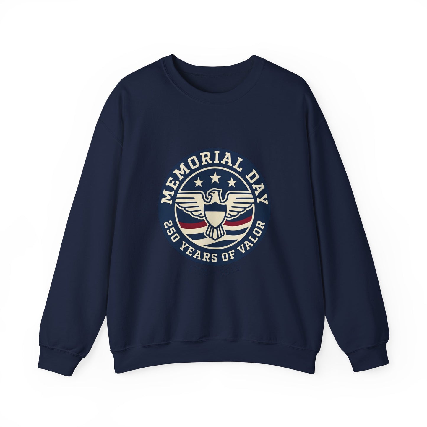 Memorial Day USA 250 Crewneck Sweatshirt | 1776–2026 Patriotic Vintage, red white and blue