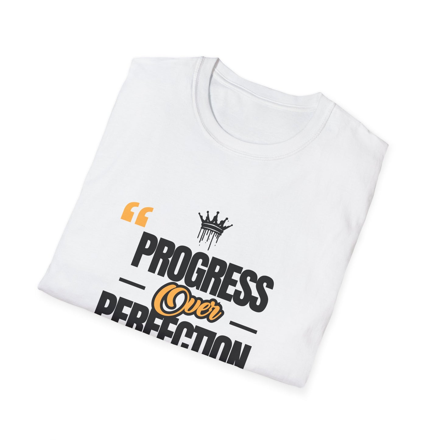 Progress Over Perfection T-Shirt — Motivational Graphic Tee