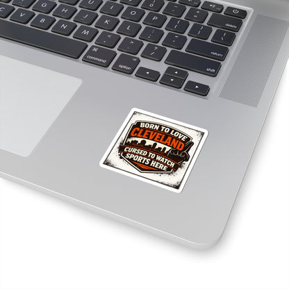 Cleveland Hometown Pride Sticker | City Basketball, Rivalry Humor