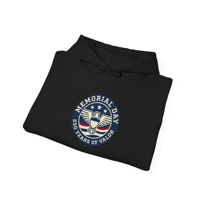 Memorial Day USA 250 Hoodie | 1776–2026 Patriotic Vintage, red white and blue