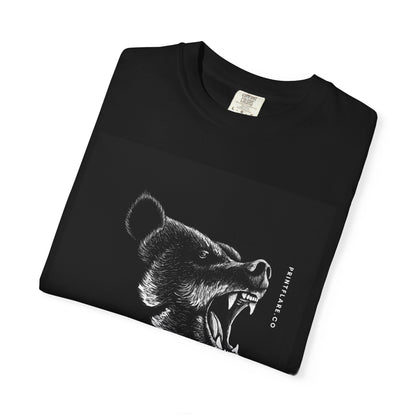 Motivational Bear T-Shirt  "Keep Moving Forward Never Surrender"
