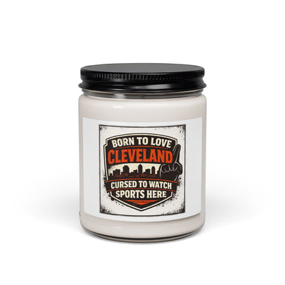 Cleveland City Basketball Candle, hometown pride, rivalry humor