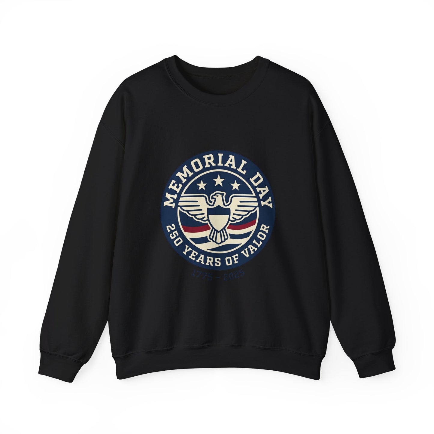 Memorial Day USA 250 Crewneck Sweatshirt | 1776–2026 Patriotic Vintage, red white and blue