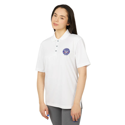 USA Military Seal Polo Shirt — Patriotic Veteran Emblem Performance Polo