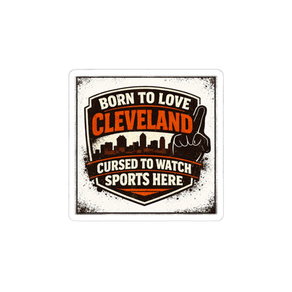 Cleveland Hometown Pride Sticker | City Basketball, Rivalry Humor