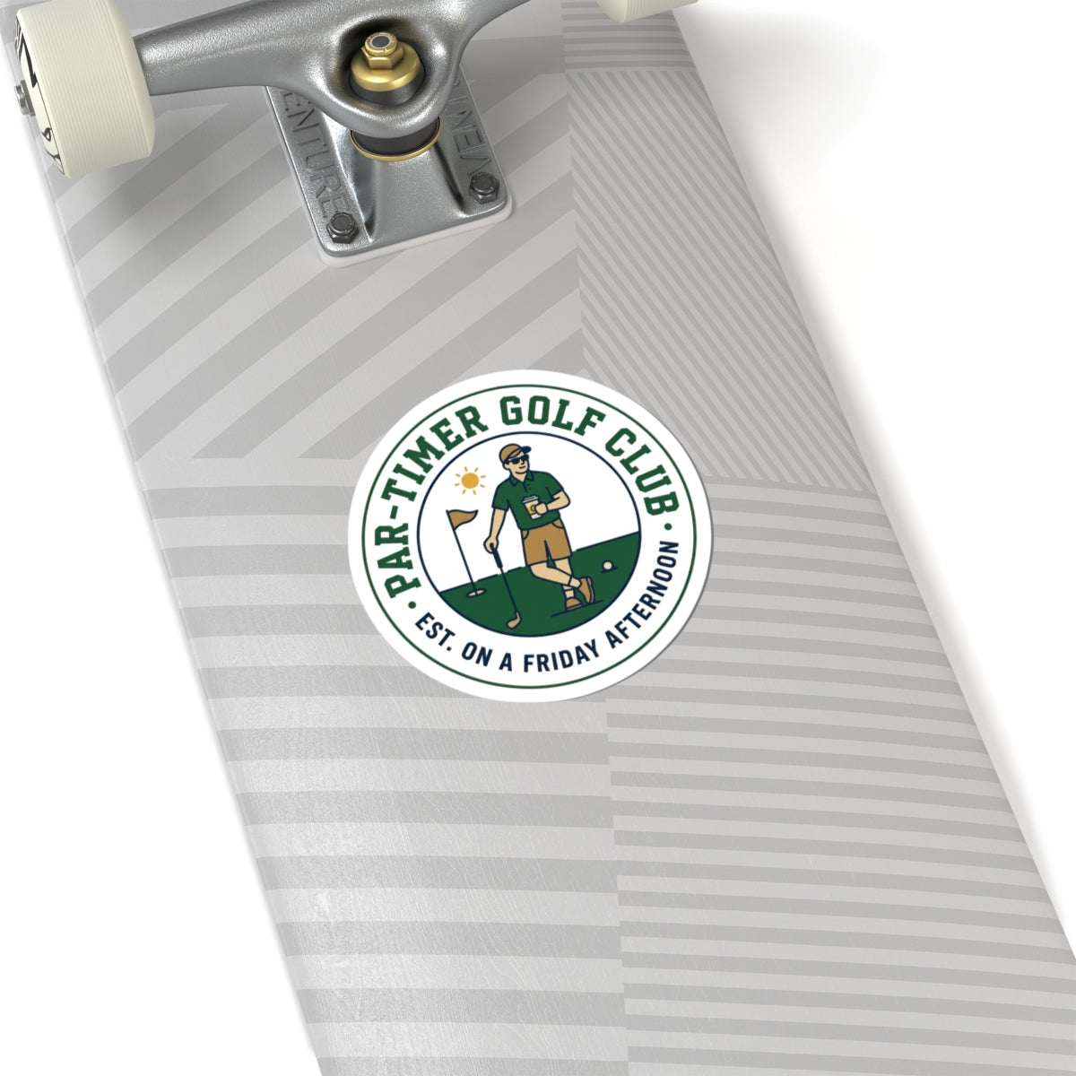 Par-Timer Golf Club Sticker | Golf Aesthetic, Weekend Golfer