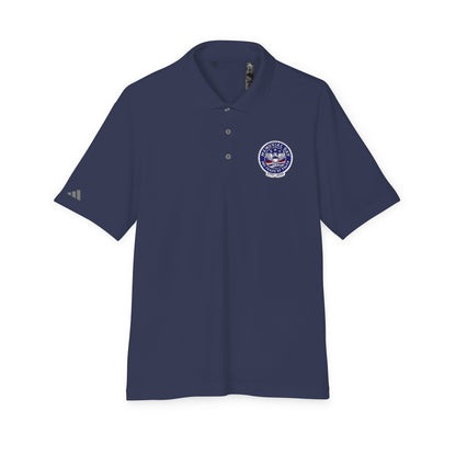 USA Military Seal Polo Shirt — Patriotic Veteran Emblem Performance Polo