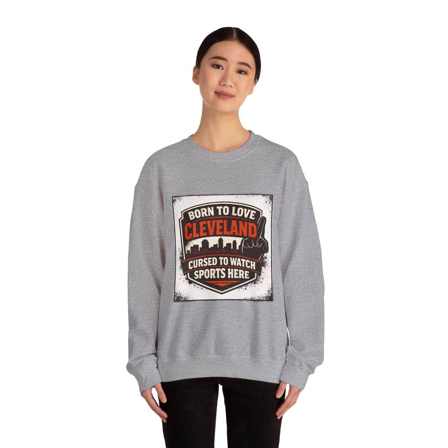 Cleveland hometown pride sweatshirt | city basketball, rivalry humor