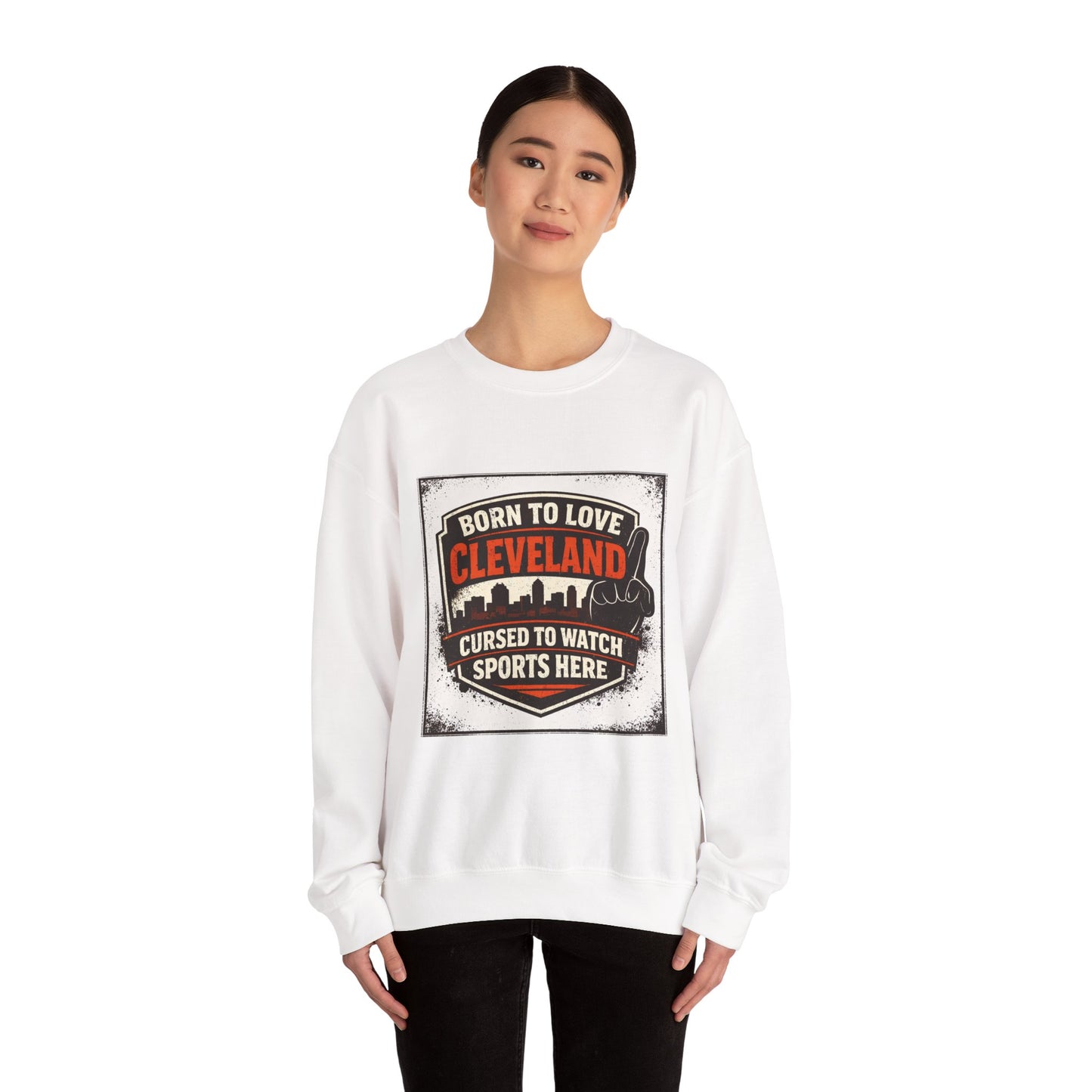 Cleveland hometown pride sweatshirt | city basketball, rivalry humor
