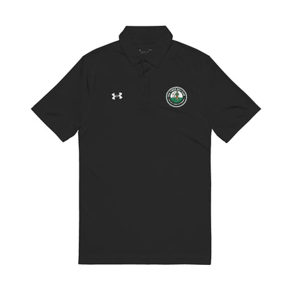 Embroidered Performance Polo — White Men's Golf/Club Shirt