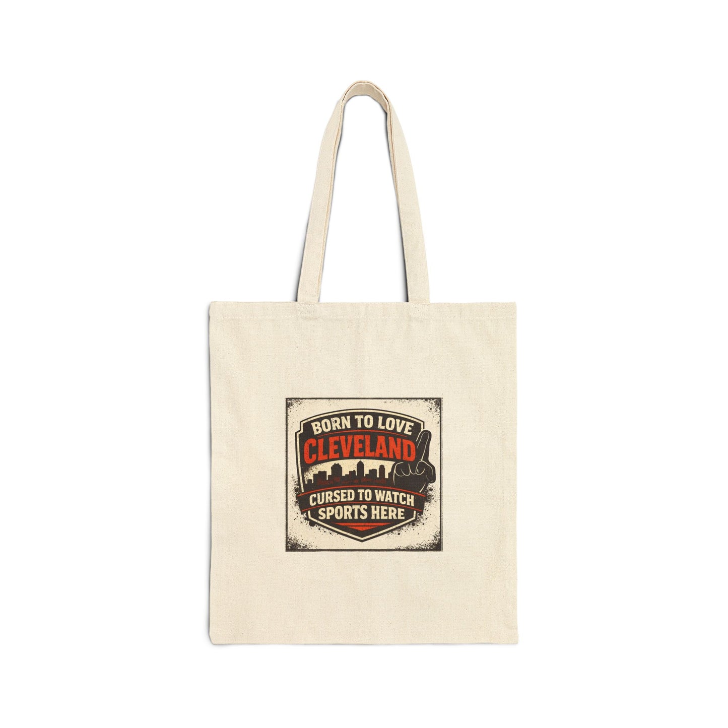 Cleveland Basketball Tote, hometown pride, rivalry humor, playoffs fan