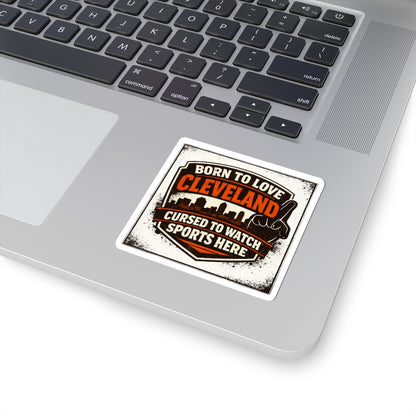 Cleveland Hometown Pride Sticker | City Basketball, Rivalry Humor