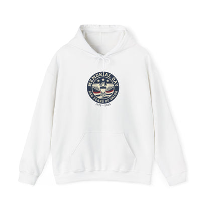 Memorial Day USA 250 Hoodie | 1776–2026 Patriotic Vintage, red white and blue