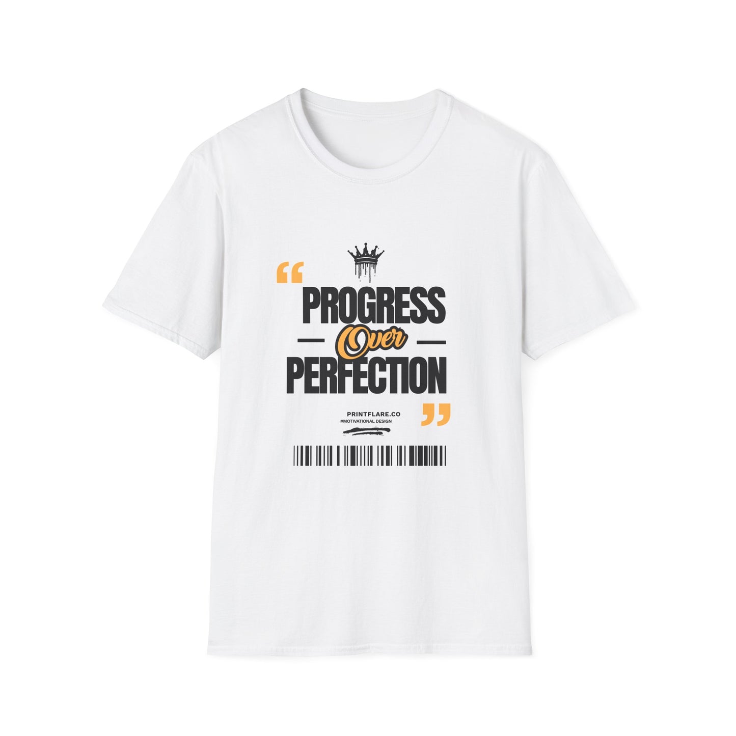 Progress Over Perfection T-Shirt — Motivational Graphic Tee