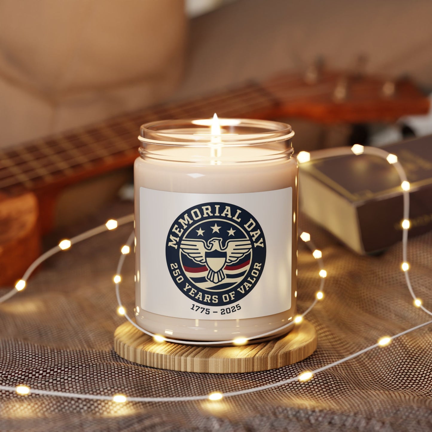 USA 250 Memorial Day Candle | 1776–2026 Patriotic Vintage Soy Candle