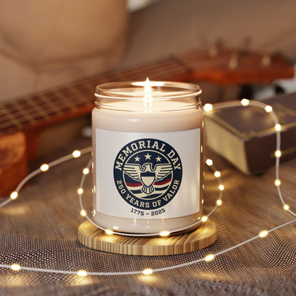 USA 250 Memorial Day Candle | 1776–2026 Patriotic Vintage Soy Candle