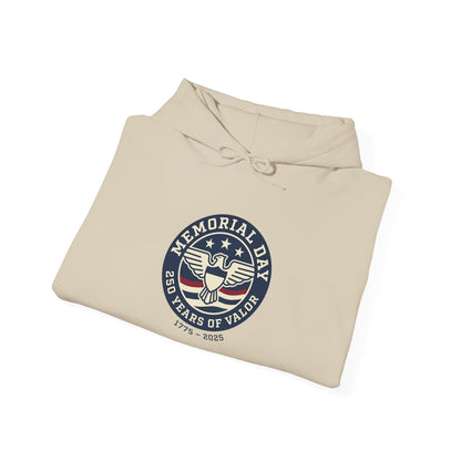 Memorial Day USA 250 Hoodie | 1776–2026 Patriotic Vintage, red white and blue