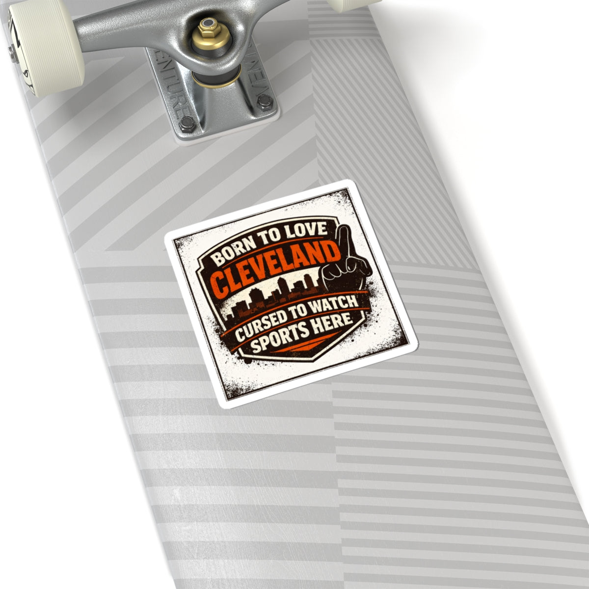 Cleveland Hometown Pride Sticker | City Basketball, Rivalry Humor