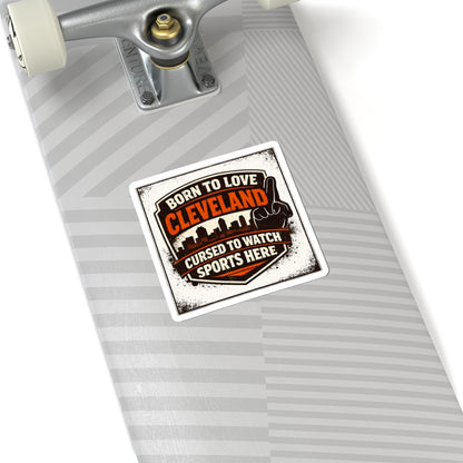 Cleveland Hometown Pride Sticker | City Basketball, Rivalry Humor