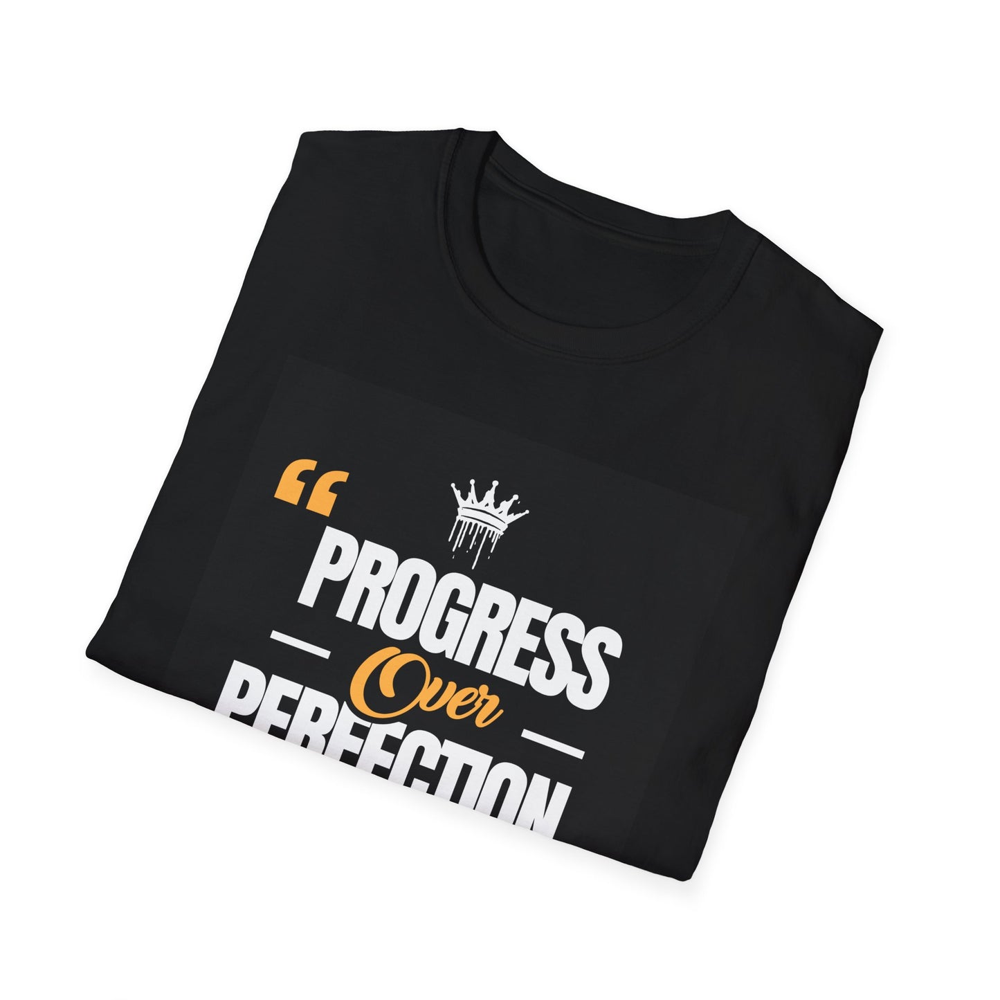 Progress Over Perfection T-Shirt — Motivational Graphic Tee