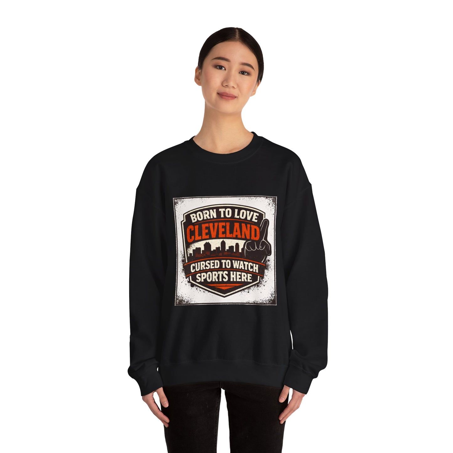 Cleveland hometown pride sweatshirt | city basketball, rivalry humor