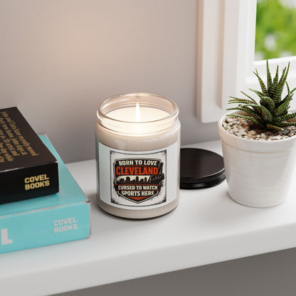 Cleveland City Basketball Candle, hometown pride, rivalry humor
